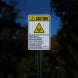 Radio Frequency Fields Aluminum Sign (EGR Reflective)