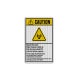 Radio Frequency Fields Aluminum Sign (EGR Reflective)