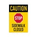 Caution Stop Parking Corflute Sign (Non Reflective)