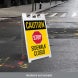 Caution Stop Parking Corflute Sign (Non Reflective)