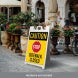 Caution Stop Parking Corflute Sign (Non Reflective)