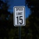 MUTCD Speed Limit 15 Aluminum Sign (HIP Reflective)