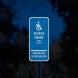 Connecticut Reserved Parking Permit Aluminum Sign (EGR Reflective)