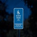 Connecticut Reserved Parking Permit Aluminum Sign (HIP Reflective)