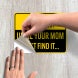 Funny Security Decal (Non Reflective)