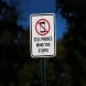 Funny No Cell Phone Aluminum Sign (EGR Reflective)