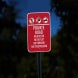 Not A Public Road Aluminum Sign (HIP Reflective)