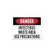 OSHA Infectious Waste Decal (Non Reflective)