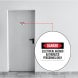 Electrical Hazard Authorized Decal (Non Reflective)