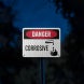 OSHA Corrosive hazard Aluminum Sign (EGR Reflective)