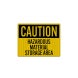 Hazardous Material Storage Area Decal (EGR Reflective)