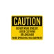 Do Not Wear Jewelry Decal (Non Reflective)