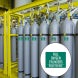 Gas Full Oxygen Cylinders Ready Use Decal (Non Reflective)