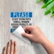 Bilingual Feminine Hygiene Decal (EGR Reflective)