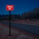 Wrong Way Aluminum Sign (EGR Reflective)