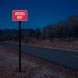 Wrong Way Aluminum Sign (Diamond Reflective)