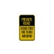 Dead End, Private Road Aluminum Sign (Diamond Reflective)