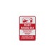 Unauthorized Vehicles Will Be Towed Aluminum Sign (Diamond Reflective)