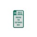 Parking For Customers Only Aluminum Sign (EGR Reflective)