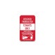 Reserved Parking For Tenants Only Decal (EGR Reflective)