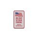 Military Veteran Parking Aluminum Sign (HIP Reflective)