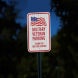 Military Veteran Parking Aluminum Sign (HIP Reflective)