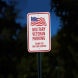 Military Veteran Parking Aluminum Sign (Diamond Reflective)