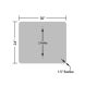 Bicycle Pedestrian Detour Aluminum Sign (HIP Reflective)