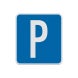 P Symbol Parking Aluminum Sign (Diamond Reflective)