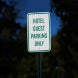Hotel Guest Parking Aluminum Sign (EGR Reflective)