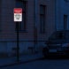 Parking Rules Enforced Aluminum Sign (EGR Reflective)