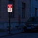 No Tractor Trailer Parking Aluminum Sign (EGR Reflective)