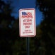 Veteran Parking Only Thank You For Service Aluminum Sign (EGR Reflective)