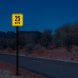 Advisory Speed Limit 25 MPH Aluminum Sign (HIP Reflective)