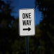 One Way Parking Aluminum Sign (HIP Reflective)