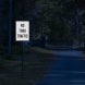 No Thru Traffic Aluminum Sign (Diamond Reflective)