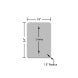Parking Lot No Left Turn Aluminum Sign (Diamond Reflective)