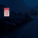Park At Own Risk Hotel Not Responsible Aluminum Sign (EGR Reflective)