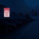 Park At Own Risk Hotel Not Responsible Aluminum Sign (Diamond Reflective)
