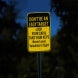 Lock Your Car & Take Your Keys Aluminum Sign (HIP Reflective)