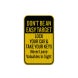 Lock Your Car & Take Your Keys Decal (EGR Reflective)