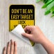 Lock Your Car & Take Your Keys Decal (EGR Reflective)
