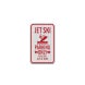 Jet Ski Parking Only Violators Will Be Sunk Aluminum Sign (EGR Reflective)