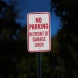 No Parking In Front Of Garage Aluminum Sign (HIP Reflective)