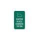 Electric Vehicle Charging Station Aluminum Sign (Diamond Reflective)