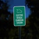 Electric Vehicle Charging Station Aluminum Sign (Diamond Reflective)