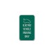 Electric Vehicle Parking Only Aluminum Sign (EGR Reflective)