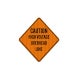 High Voltage Overhead Line Aluminum Sign (HIP Reflective)