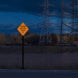 High Voltage Overhead Line Aluminum Sign (HIP Reflective)