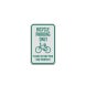 Bike Parking Aluminum Sign (Diamond Reflective)